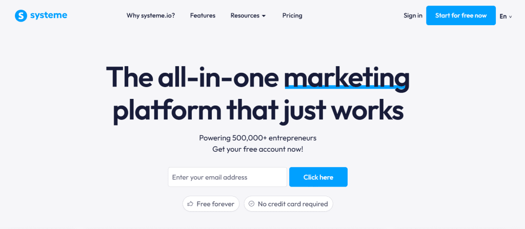 Systeme.io for Affiliate Marketing Beginners